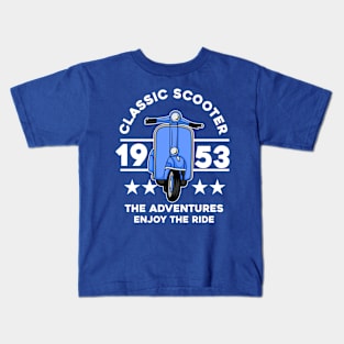 CLASSIC SCOOTER ADVENTURES Kids T-Shirt